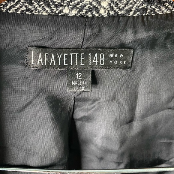 Lafayette 148 wool open front blazer size 12 - Picture 5 of 5